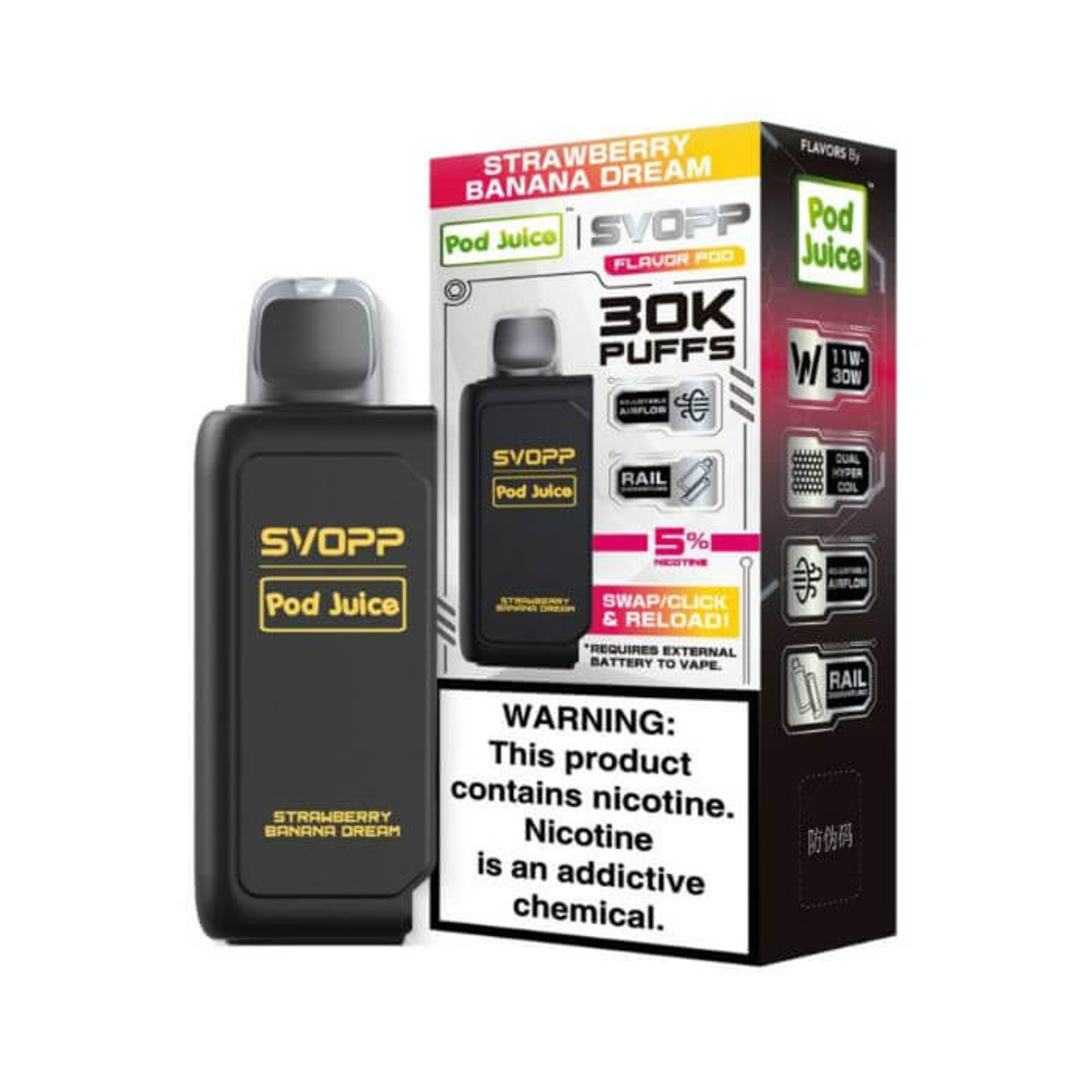 Strawberry Banana Dream - Pod Juice x Oxbar SVOPP 30K - Article product