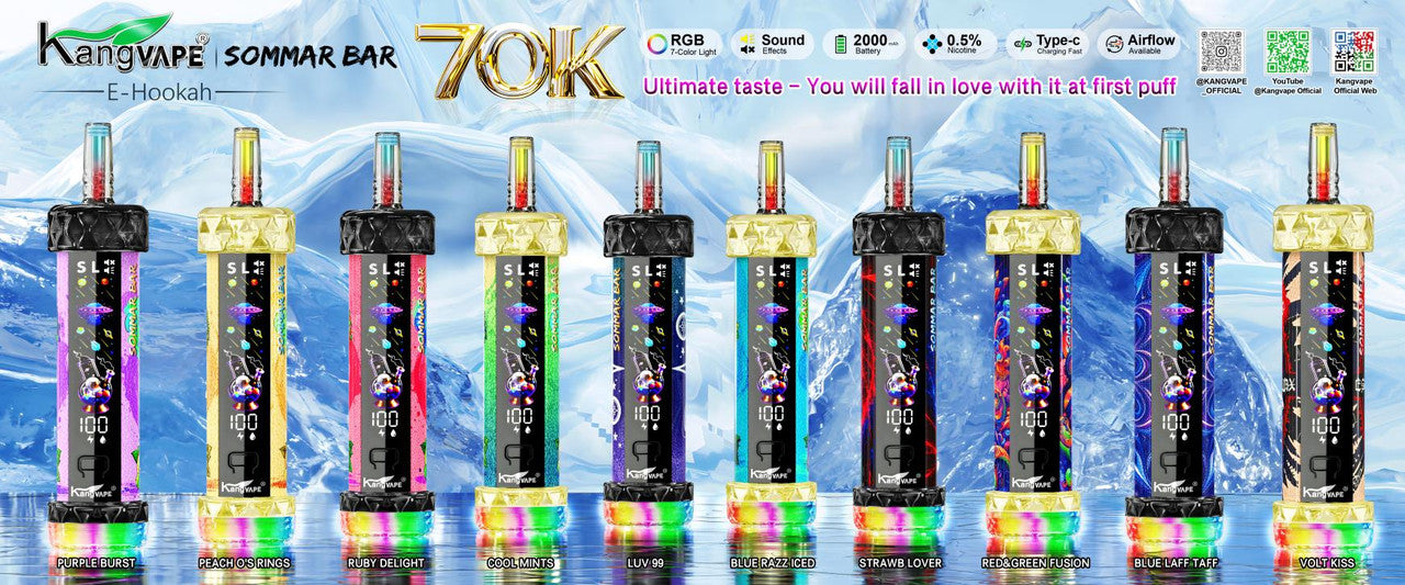 Kangvape Sommar Bar 70K | Huge Puff Vape with Bold Flavors Kangvape Sommar Bar 70K | Huge Puff Vape with Bold Flavors