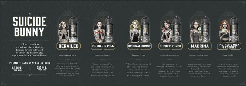 Suicide Bunny E-Liquid 120ml
