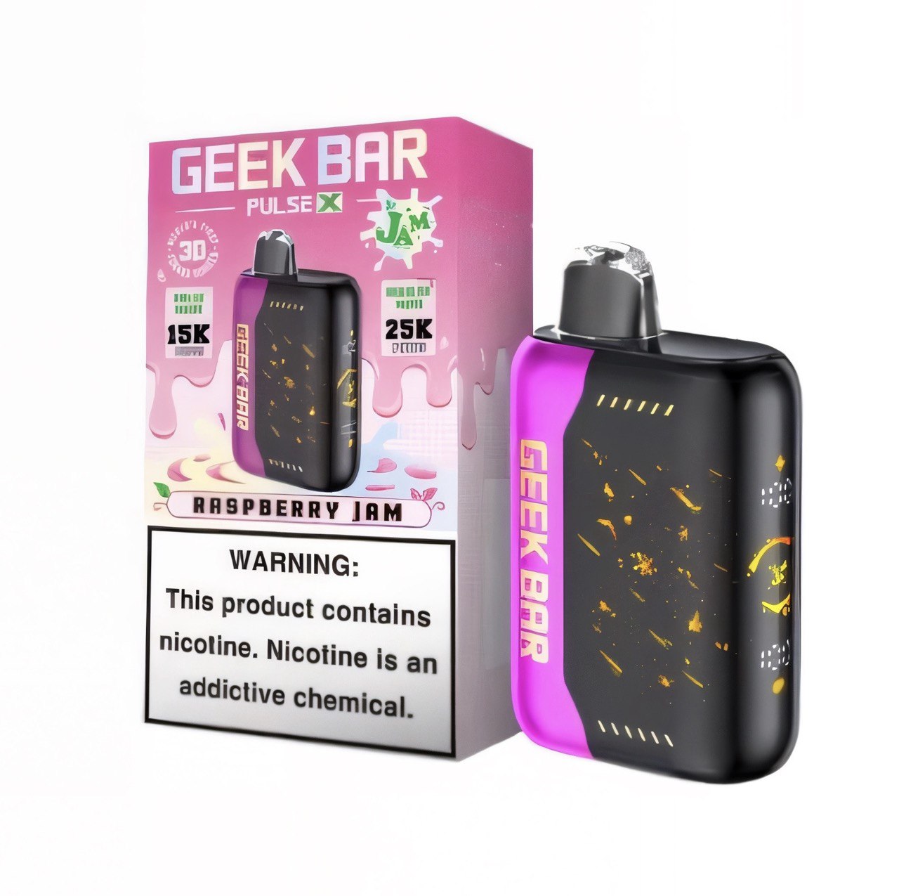 Raspberry Jam - Geek Bar Pulse X 25000 - Article product