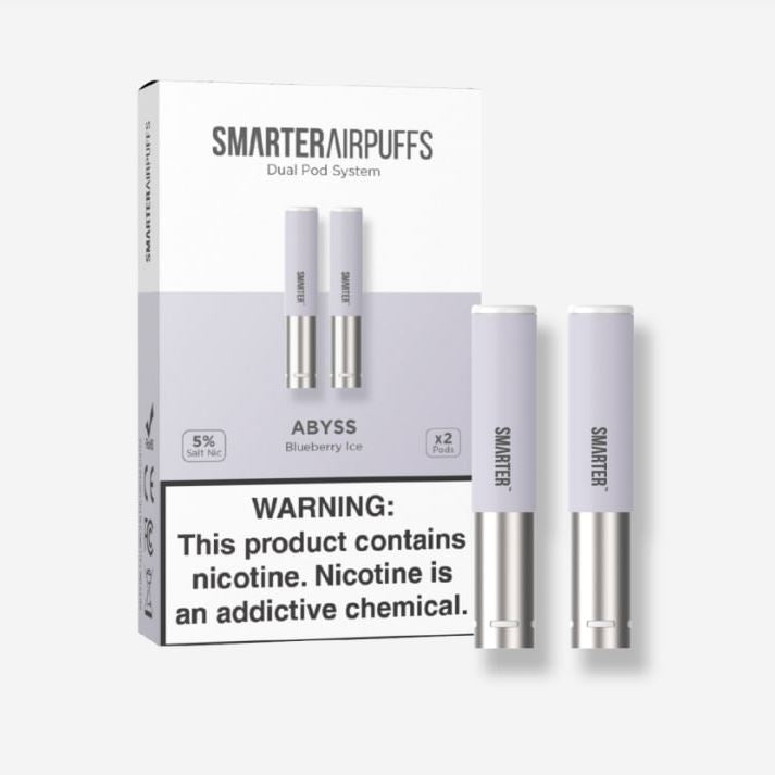 Abyss - Smarter AirPuffs Flavored Nicotine Pods – Blueberry Ice - 2-Pack