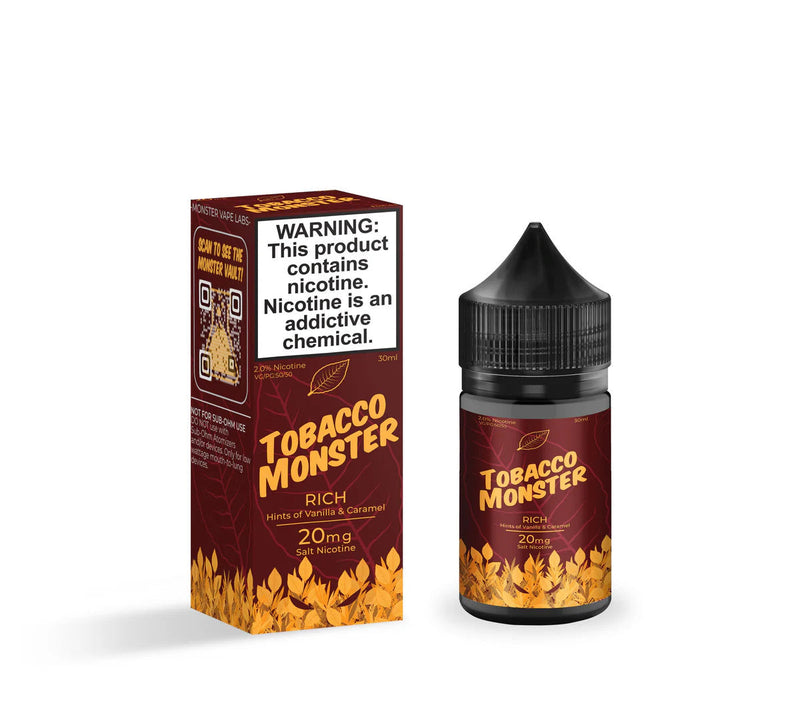 Tobacco Monster Salt Nic Premium E-Liquid 30ml
