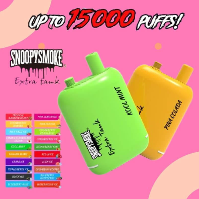 Snoopy Smoke Extra Tank 2 x 18ml 15000
