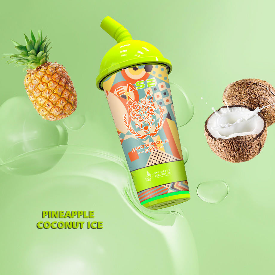 Pineapple Coconut Ice / 0% Snowwolf Ease 8000