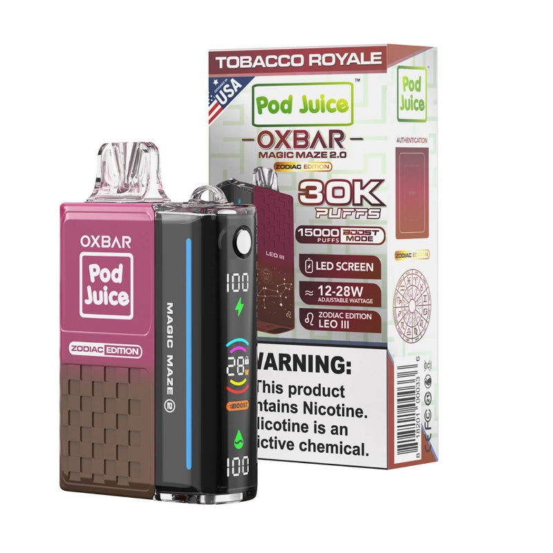 Tobacco Royale OXBAR x Pod Juice 30K Magic Maze 2
