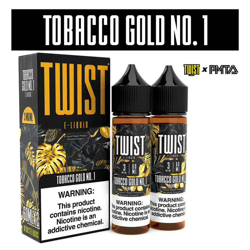 TWIST Menthol &amp; Tobacco Premium E-Liquid 60ml 2pk
